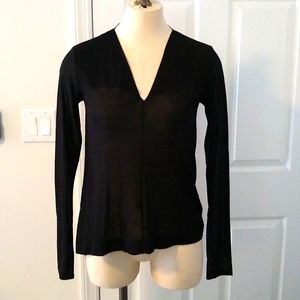 Enza Costa Sheer Black Top